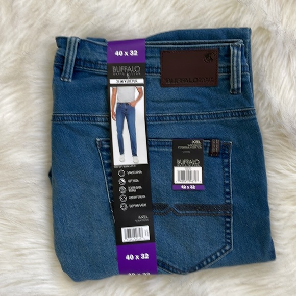 NWT Buffalo Men's Axel Super Plush Slim Fit Jeans - Picture 2 of 3
